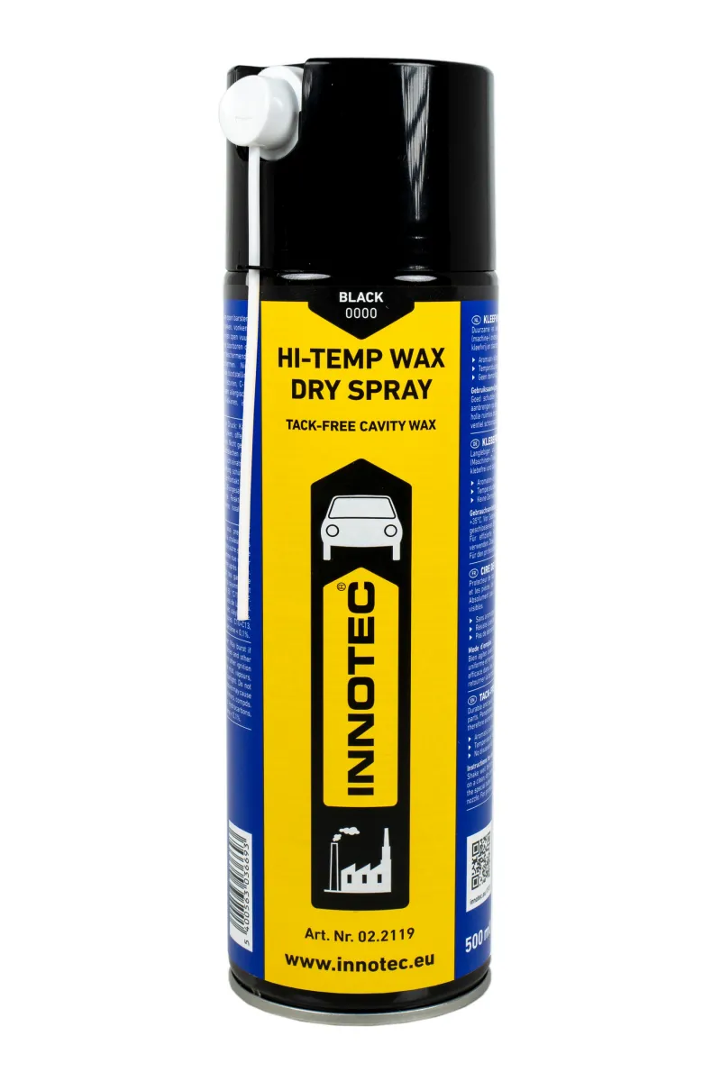 Hi-Temp Wax Dry Spray Black image